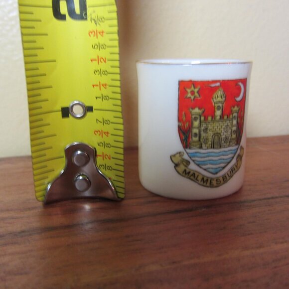 W.H. Goss crested heraldry china vintage Malmesbury (GC064 Grace) - Picture 5 of 9